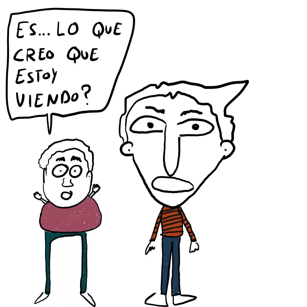que crees que estas viendo